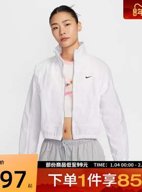 NIKE耐克女子AS W NSW EVRTHNG WVN RPL UV运动外套HJ1000-100