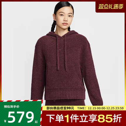 NIKE耐克女子NSW PHNX BCL HDY运动休闲套头衫卫衣HV2769-619