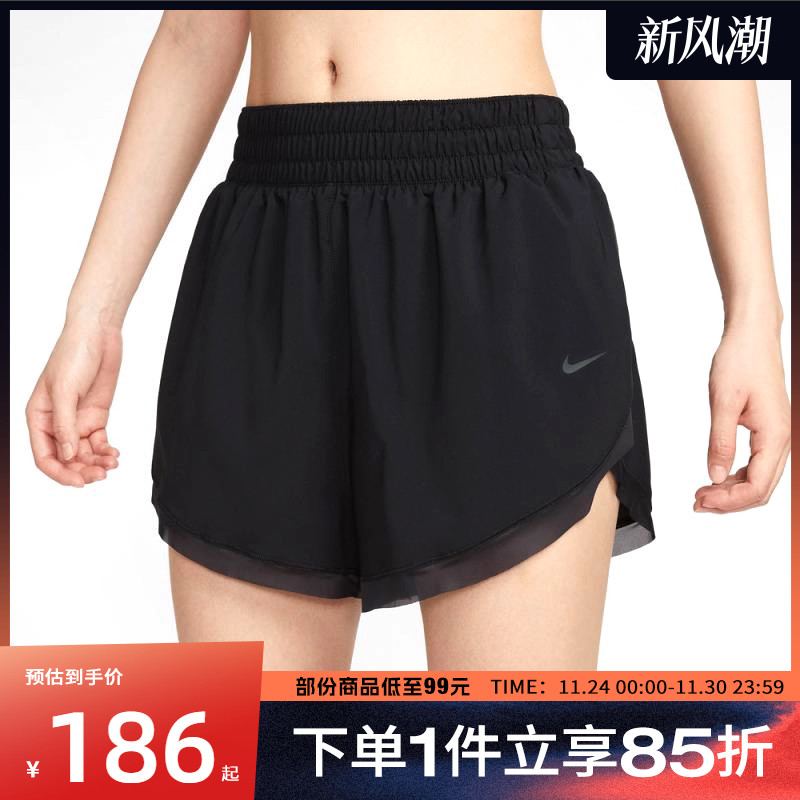 NIKE耐克女子AS W ONE DF HR 3IN BR运动休闲短裤HV3504-010