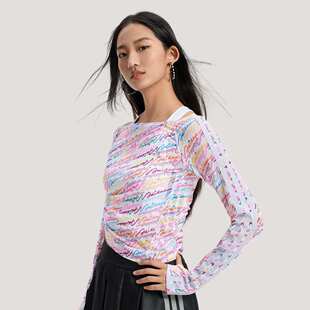 adidas阿迪达斯女子长袖 T恤KR7600