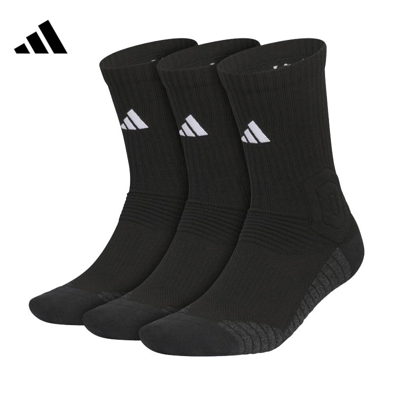 adidas阿迪达斯男女SLCT CRW 3.0 3P休闲袜子KE7806