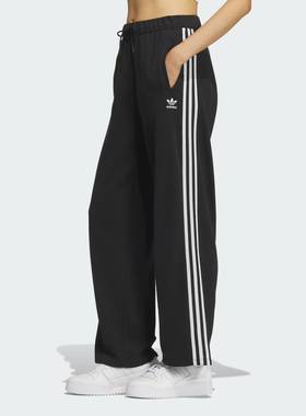 adidas阿迪达斯三叶草女子W KNIT PANT三条纹运动休闲长裤KS5960