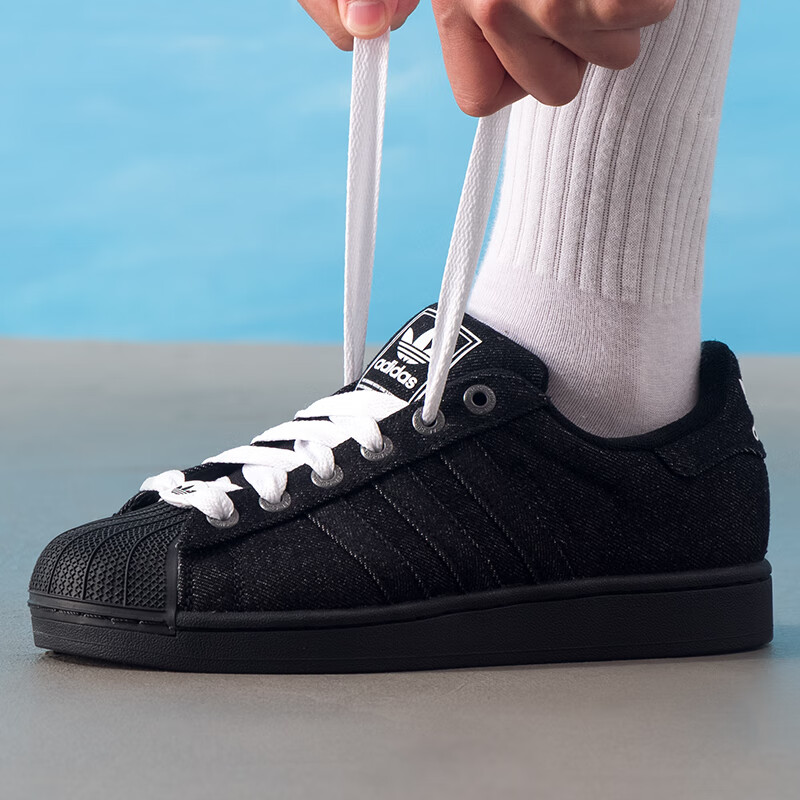 adidas阿迪达斯三叶草男女鞋SUPERSTAR II贝壳头运动休闲鞋JQ3211