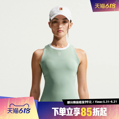 NIKE耐克夏季女子运动休闲背心无袖运动T恤FZ6658-006
