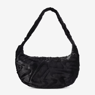 NIKE耐克女子NSW FUR SLOUCHY BAG运动休闲单肩包HQ7515-010