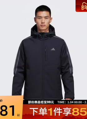 adidas阿迪达斯男子TH SOFTSHELL JK运动健身夹克外套KR2498
