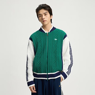 adidas阿迪达斯三叶草男子运动休闲开衫外套KS5962