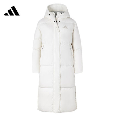 adidas阿迪达斯女子W PUFF L DOWN厚运动羽绒服-长JV6196