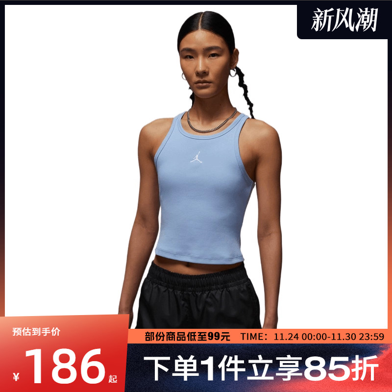 NIKE耐克女子AS W J BRK ESS TANK运动休闲无袖T恤HF9475-450