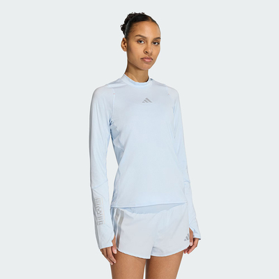 adidas阿迪达斯女子ADIZERO HE LS W运动休闲圆领长袖T恤KB1514