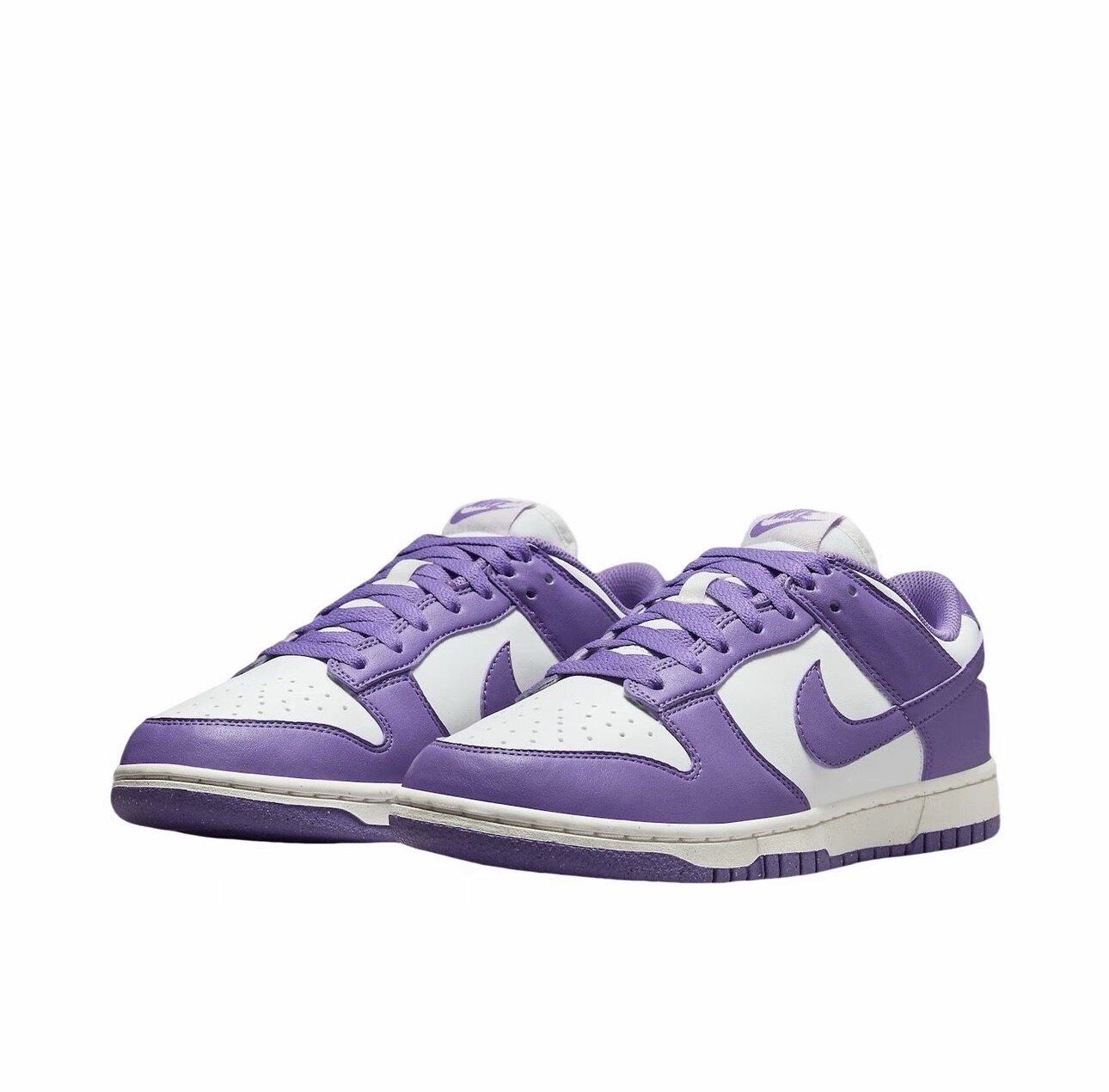 Nike Dunk 板鞋 经典复古百搭 浅紫色/白色 DD1873-108 深圳主仓