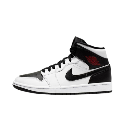 Air Jordan 1 Mid AJ1白红男子中帮复古篮球鞋广东WE仓