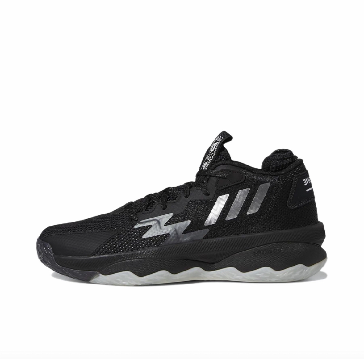 adidas DAME 8 中帮 实战篮球鞋 男款 黑银 GY6461 杭州zx仓