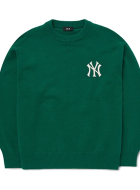 MLB 纽约洋基队学院风套头长袖针织毛衣3AKPB0126-50GNS   key仓
