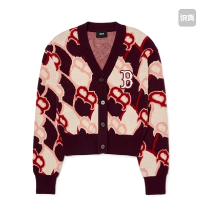 MLB 纽约洋基队针织开衫毛衣 女装 3FKCY0124-43WIS     key仓