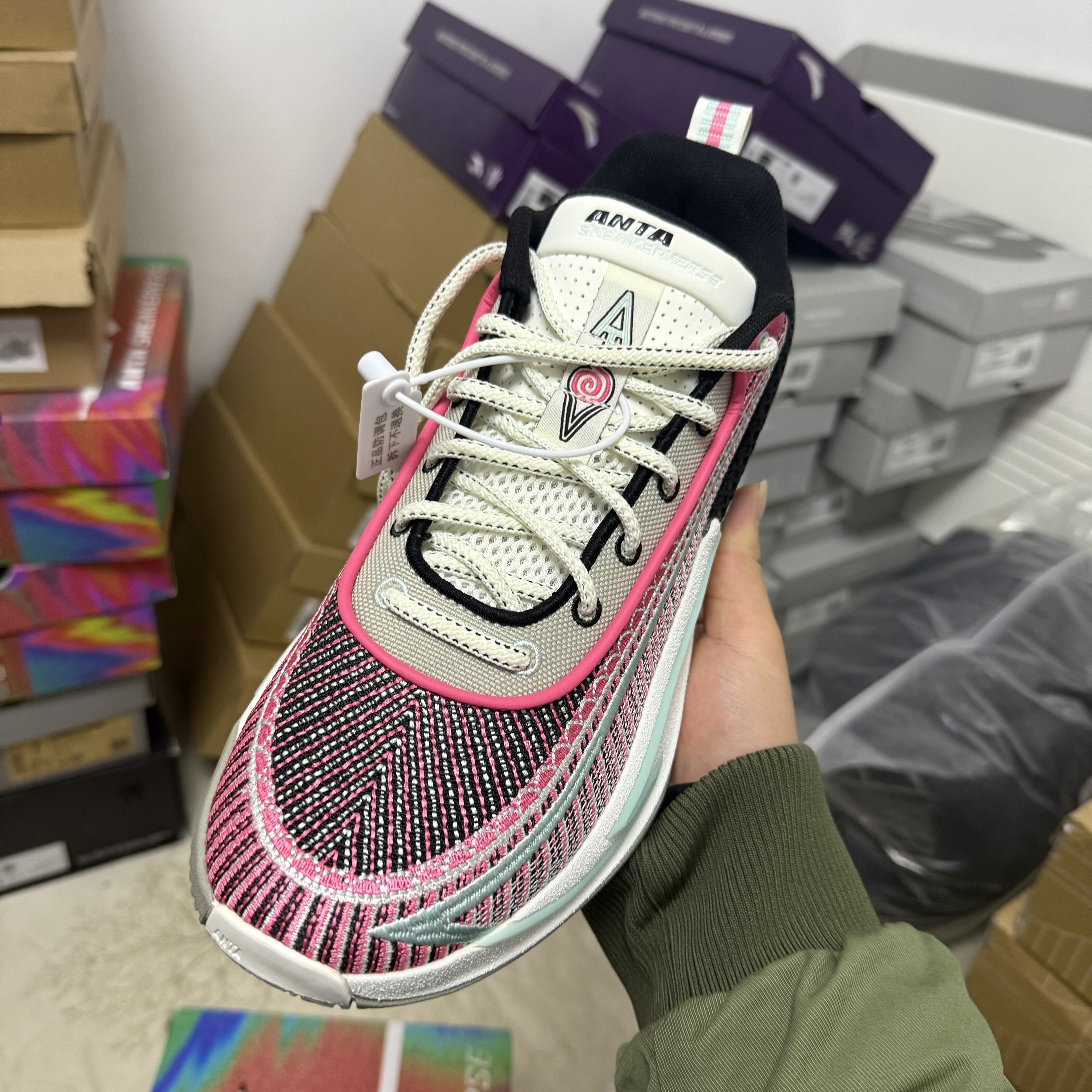 安踏锋芒3氮科技丨男抗扭支撑耐磨专业实战运动篮球鞋 郑州zy仓