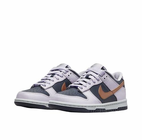 Nike Dunk Low紫蓝金勾复古低帮女子休闲板鞋DX1663-400 深圳主仓