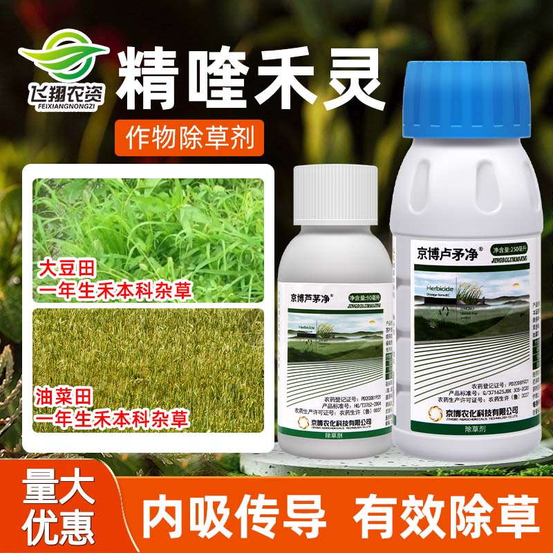 京博芦茅净精喹禾灵茅草除草剂图片