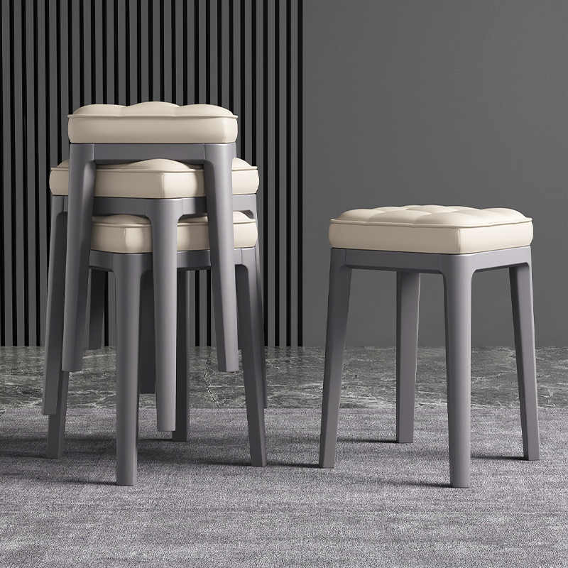 软包实木凳子现代简约家用可叠放餐椅轻奢方凳梳妆台椅子意式矮凳,住宅家具,矮凳,淘宝优惠券,粉丝福利购,淘宝优惠卷