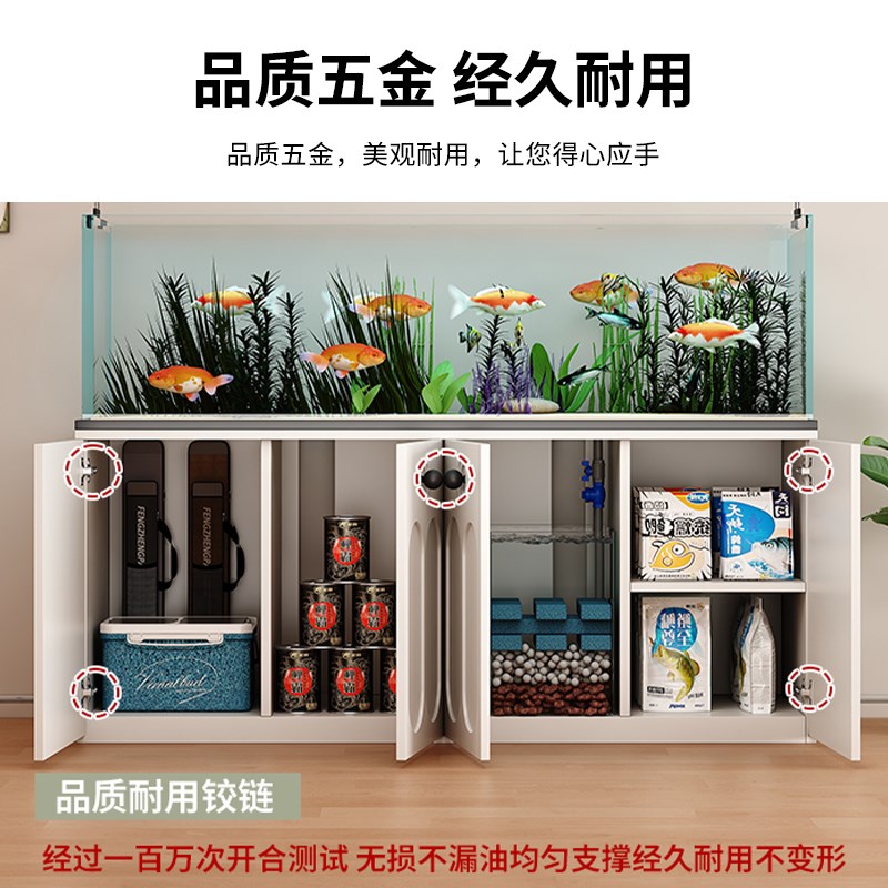 鱼缸底柜客厅小型简易家用水族馆底滤柜M放置柜鱼缸架定制柜子