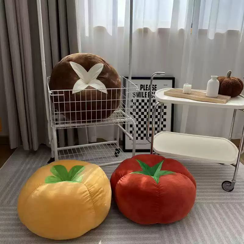 香菇番茄地上蒲团坐垫客厅沙发