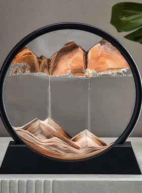 流沙画 画摆件创意沙漏办公室客厅桌面卧室书桌装饰女生礼物解压