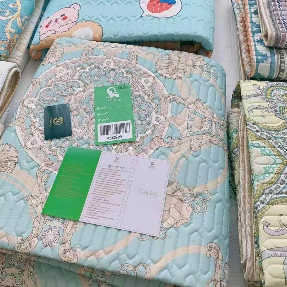 泰国天然乳胶凉席冰丝三件套软席可机洗水洗折叠夏季新床单床笠