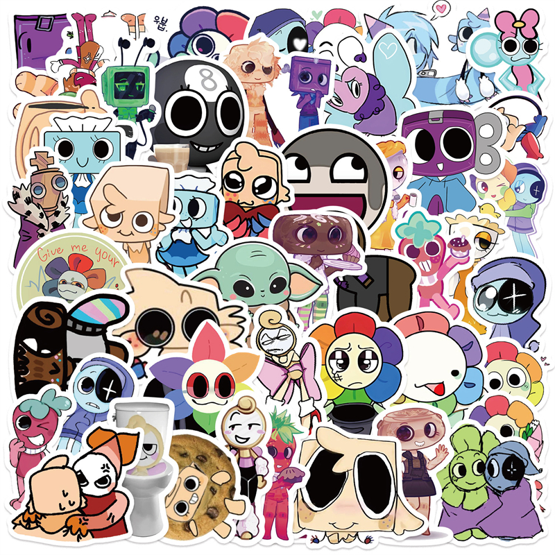 51张新款丹迪的世界装饰防水贴纸