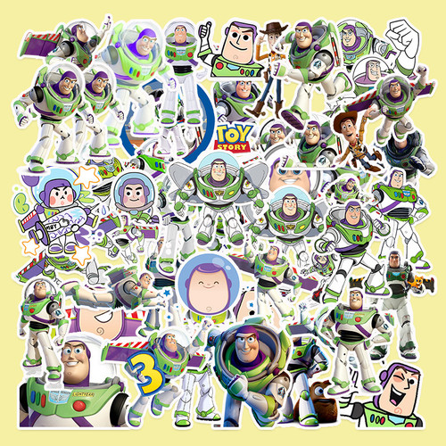 50张巴斯光年装饰防水贴纸