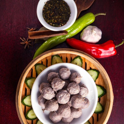 潮汕正宗手打牛肉丸牛筋丸