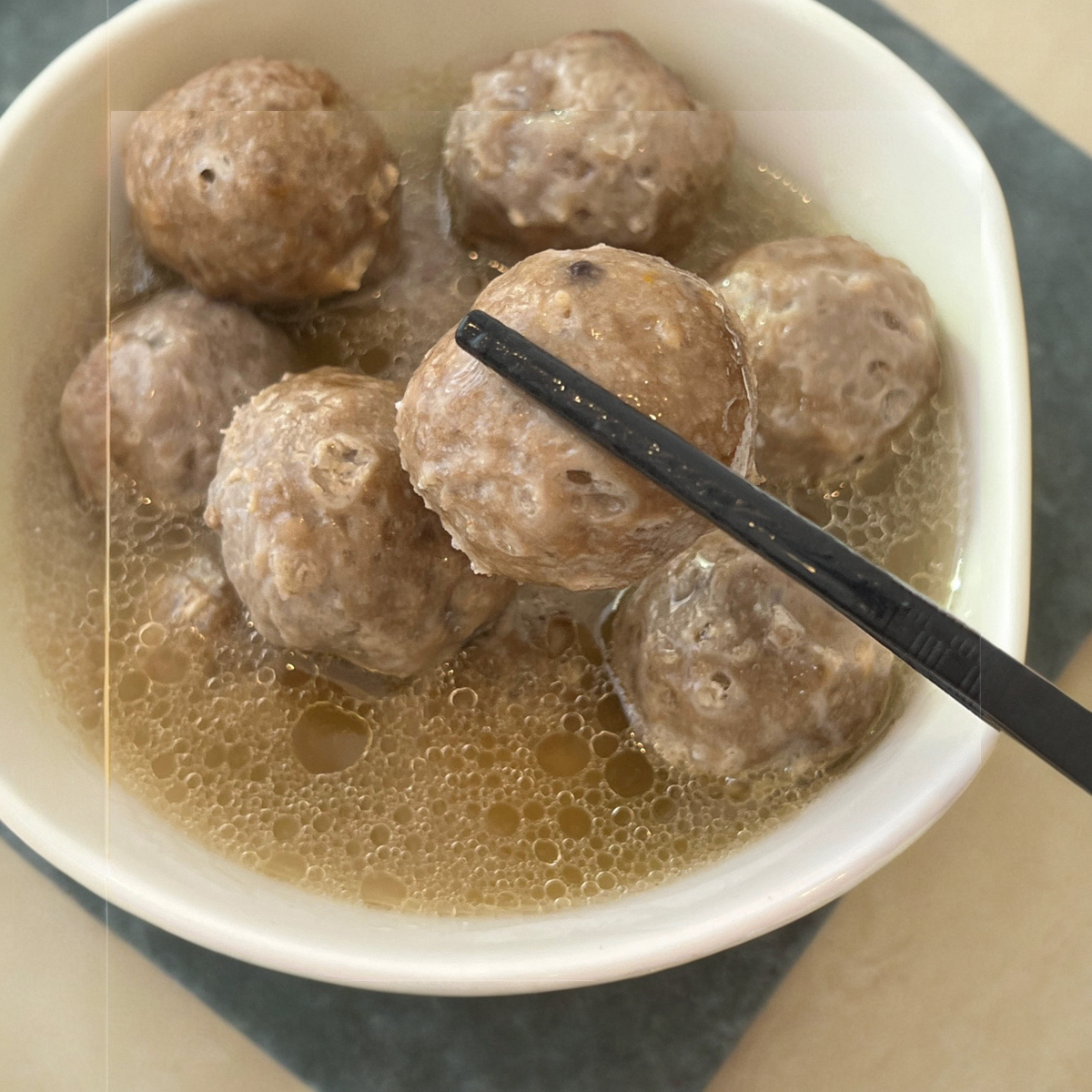 潮牛元气手打牛肉丸Q弹好吃不贵