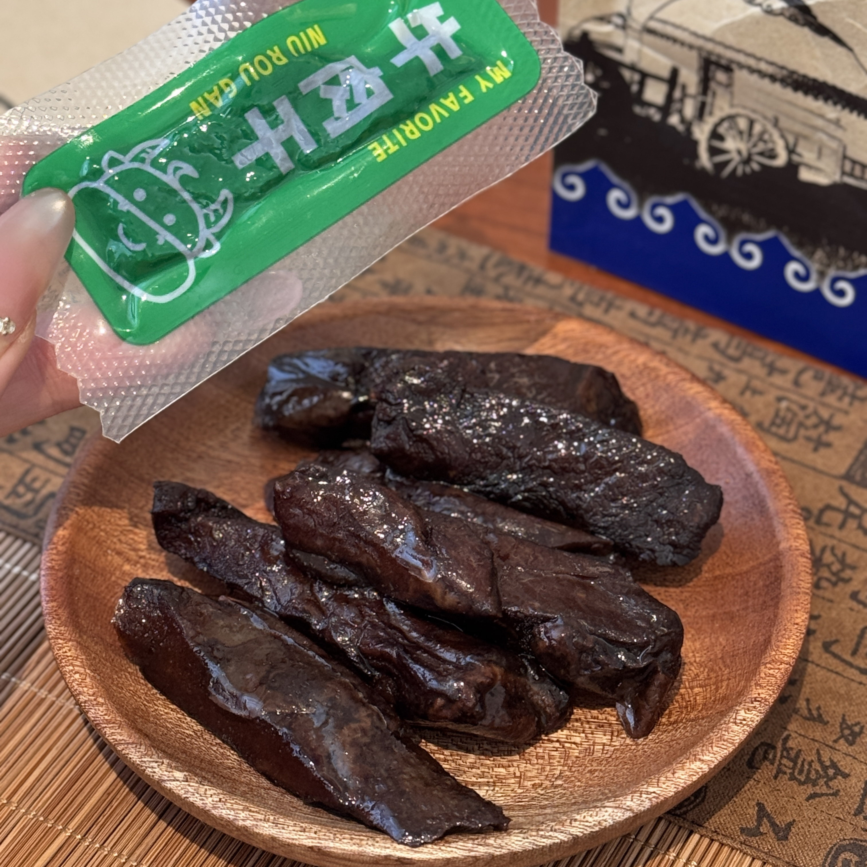 潮牛元气内蒙古风干牛肉干特产手撕零食休闲解馋营养即食健康美味