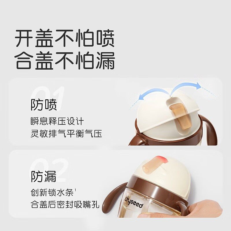 世喜儿童吸管杯宝宝直饮吸管水杯婴幼儿奶瓶喝水牛奶杯1一2岁以上,婴童用品,儿童水杯,淘宝优惠券,粉丝福利购,淘宝优惠卷