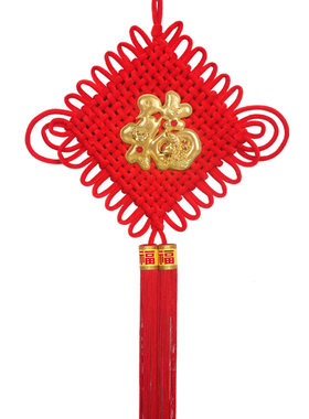 喜字中国结挂件客厅大号结婚新款装饰挂门上背景墙福字同心结高档
