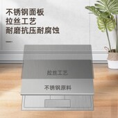 100型地插座隐藏式 五孔不锈钢地插侧插隐藏插头纯平地插开启地插