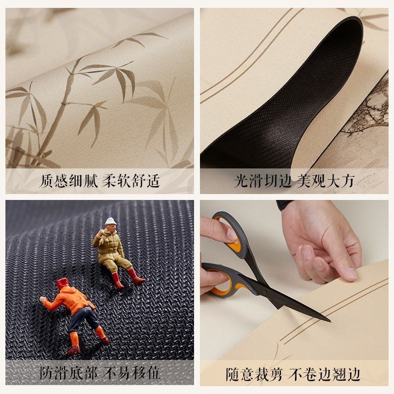 宋式美学室内硅藻泥楼梯踏步垫防滑免胶家用别墅台阶地垫隔音地毯,居家布艺,楼梯垫,淘宝优惠券,粉丝福利购,淘宝优惠卷