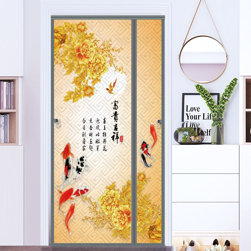 冬季棉门帘子加厚家用防寒防风保暖保温隔音挡风空调磁吸隔断挂帘,居家布艺,门帘,淘宝优惠券,粉丝福利购,淘宝优惠卷