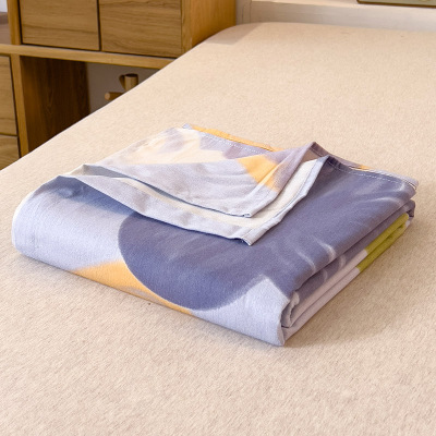 加厚磨毛纯棉床单单件简约花卉冬季全棉秋冬被单宿舍单双人三件套