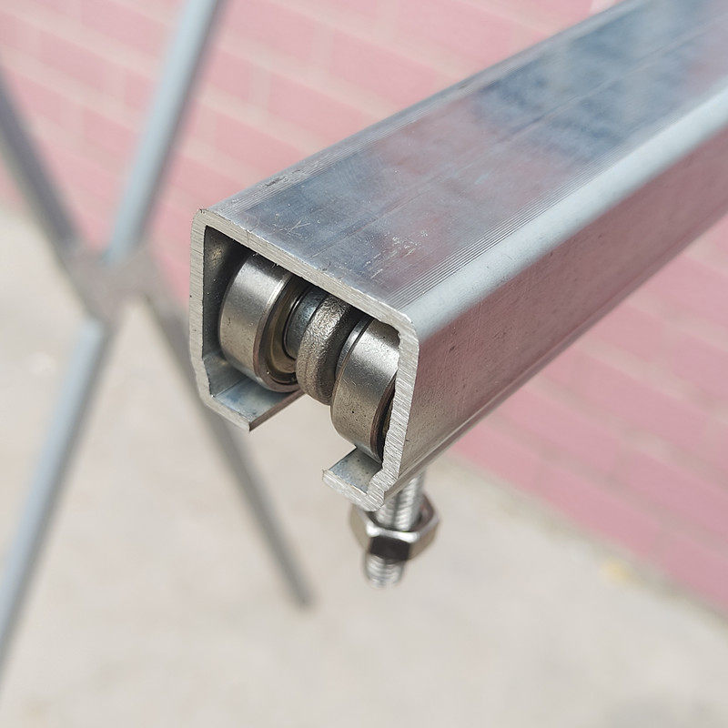 c30吊轨电缆滑轨滑车工业门轨道滑轮大棚吊轨吊轮篷布门帘轨道