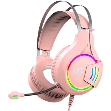 头戴式电脑耳机7.1声道游戏电竞吃鸡笔记本台式电脑带麦发光有线