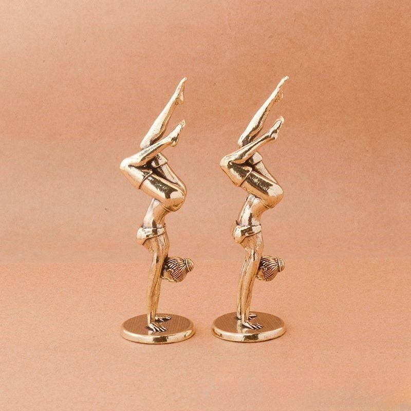 创意黄铜瑜伽美女摆件书房办公室家居桌面瑜伽美女女神装饰品摆件,家居饰品,桌面摆件,淘宝优惠券,粉丝福利购,淘宝优惠卷