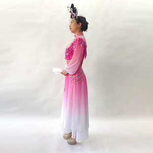 刘海砍樵花鼓戏服装胡大姐表演服头饰扇子衣服花旦演出服戏服女装