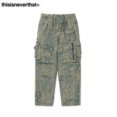 复古水洗牛仔长裤 thisisneverthat® Zip Pant新款 Crazy Multi