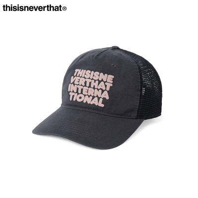 thisisneverthat® Washed Trucker Cap 26年春季新品鸭舌帽刺绣