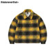 Jacket秋冬美式 thisisneverthat®Brushed Check 毛呢格纹渐变夹克