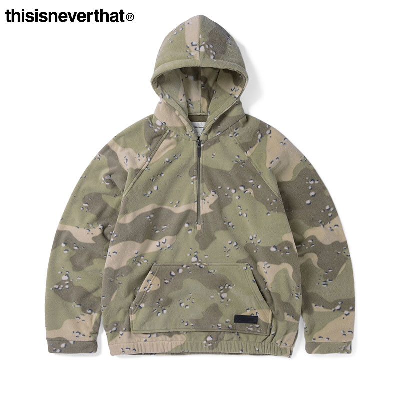 thisisneverthat®Hooded Fleece Half Zip Pullover秋冬卫衣