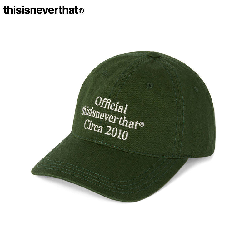 thisisneverthat® Times Cap 新款纯色字母刺绣鸭舌棒球帽