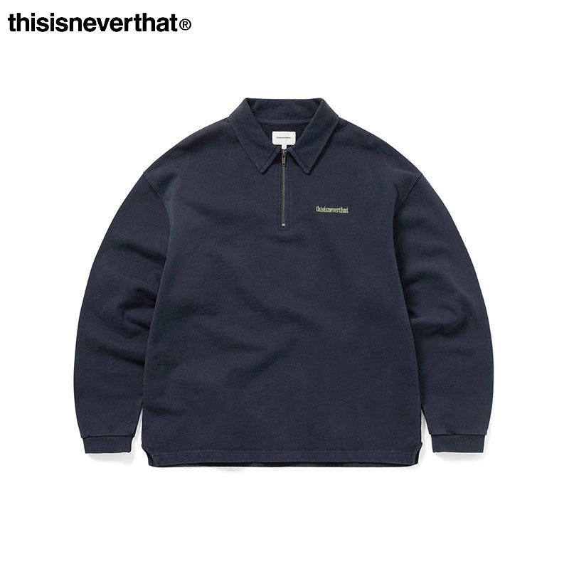 thisisneverthat® Half Zip Polo Sweatshirt 25年秋冬polo卫衣