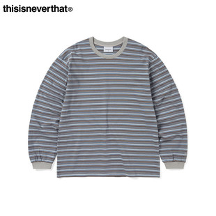thisisneverthat® Striped L/S Tee 26年新春季条纹长袖T恤宽松