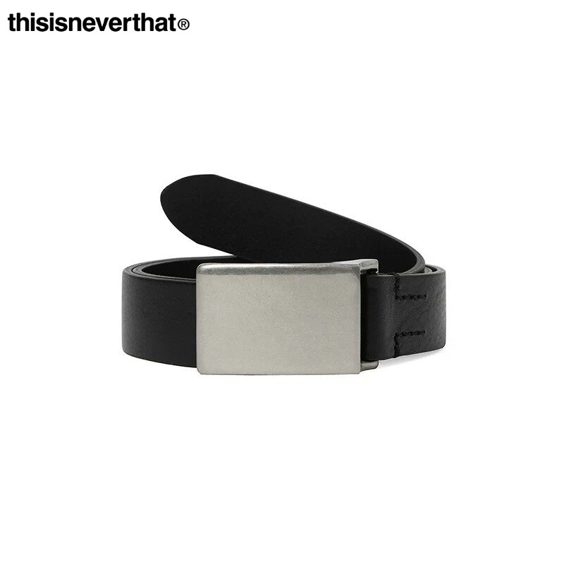 thisisneverthat® Flat Buckle Leather Belt 26年美式潮牌皮带
